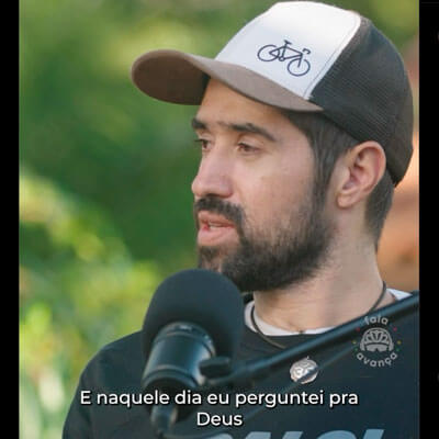 Foto do José Ilson no Podcast Fala Avança